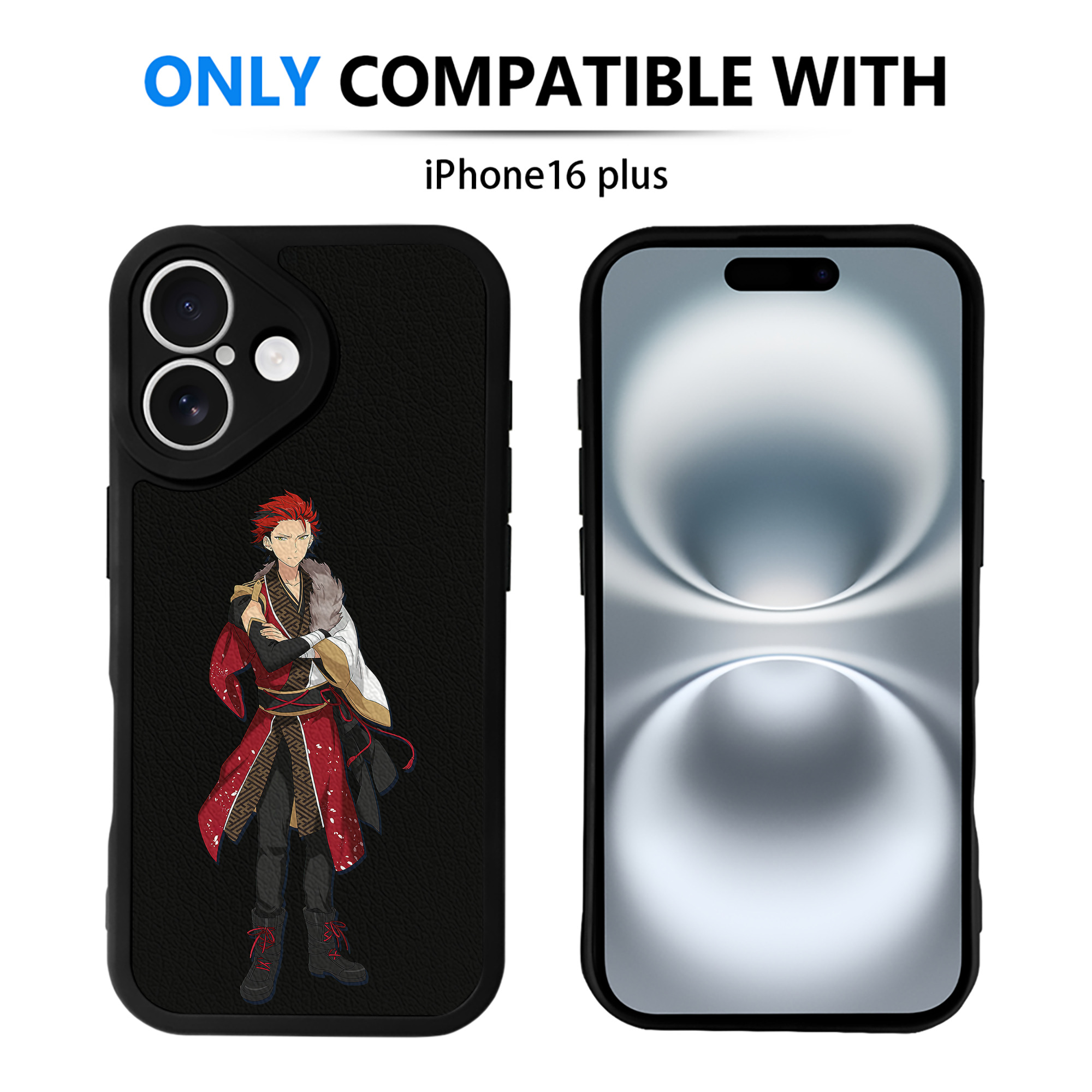 （画像用） あんさんぶるスターズ! Ensemble Stars 【iPhone 16シリーズ対応】シリコンスマホケース（レザー調） 材質：シリコン